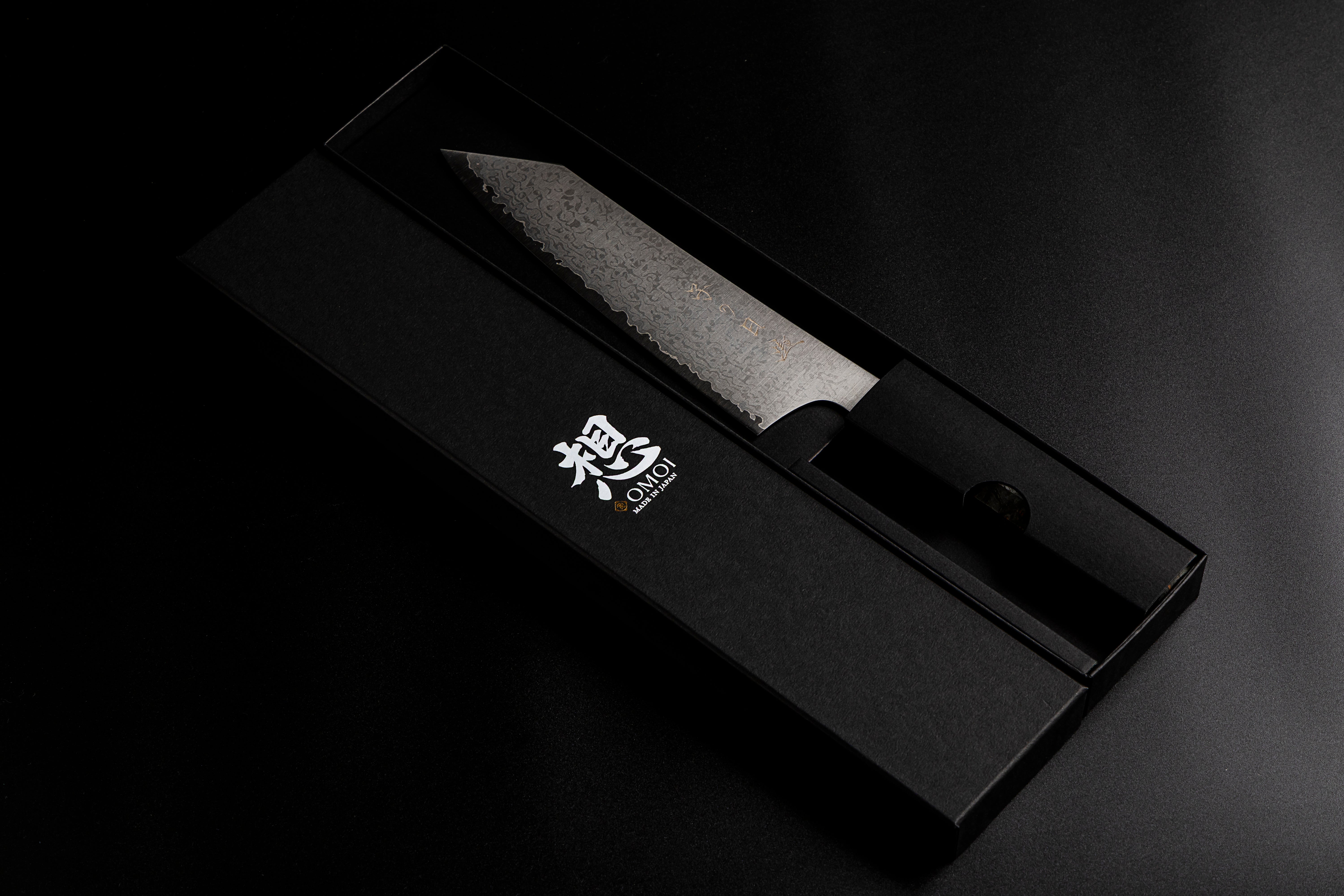 Omoi Kiritsuke Santoku 180mm (With Knife Sharpener)