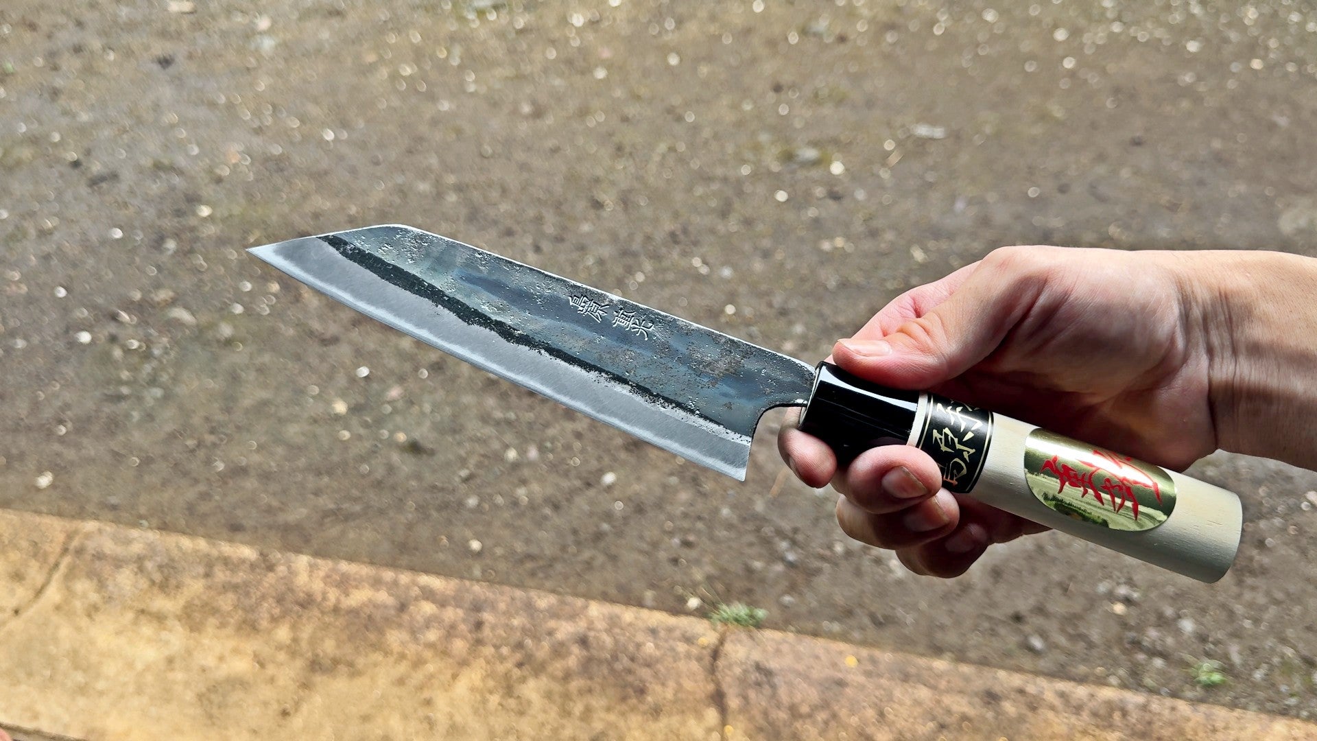 Shigemitsu Hamono Kurouchi Santoku 160mm