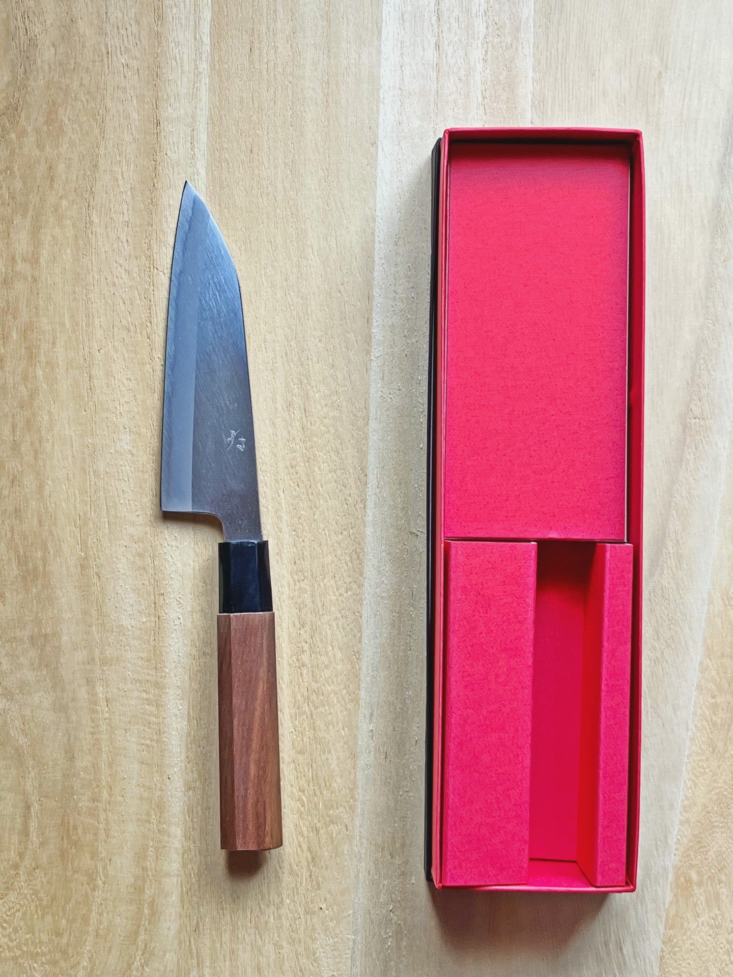 Polished Koharu 130mm Santoku Knife