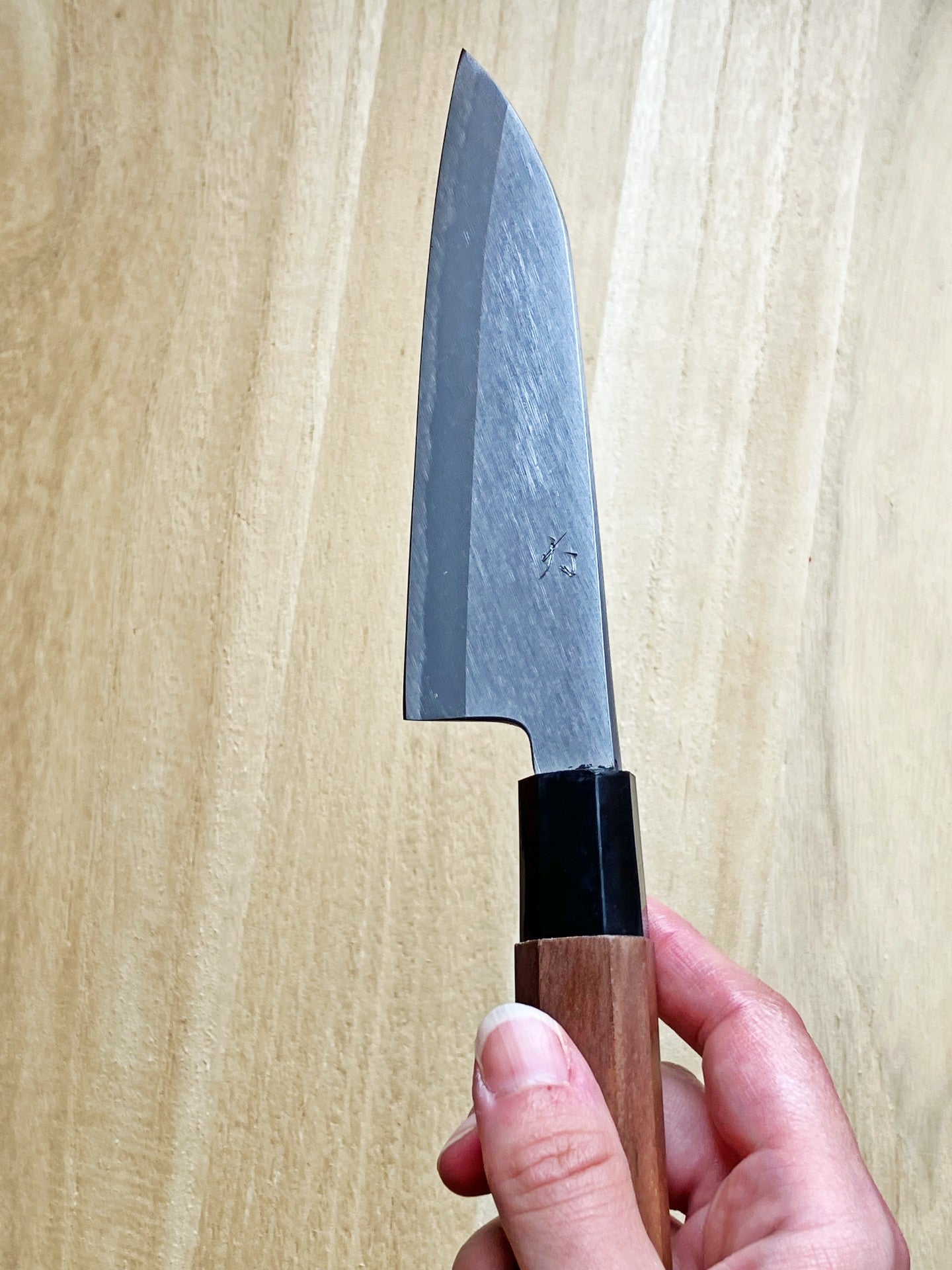 Polished Koharu 130mm Santoku Knife