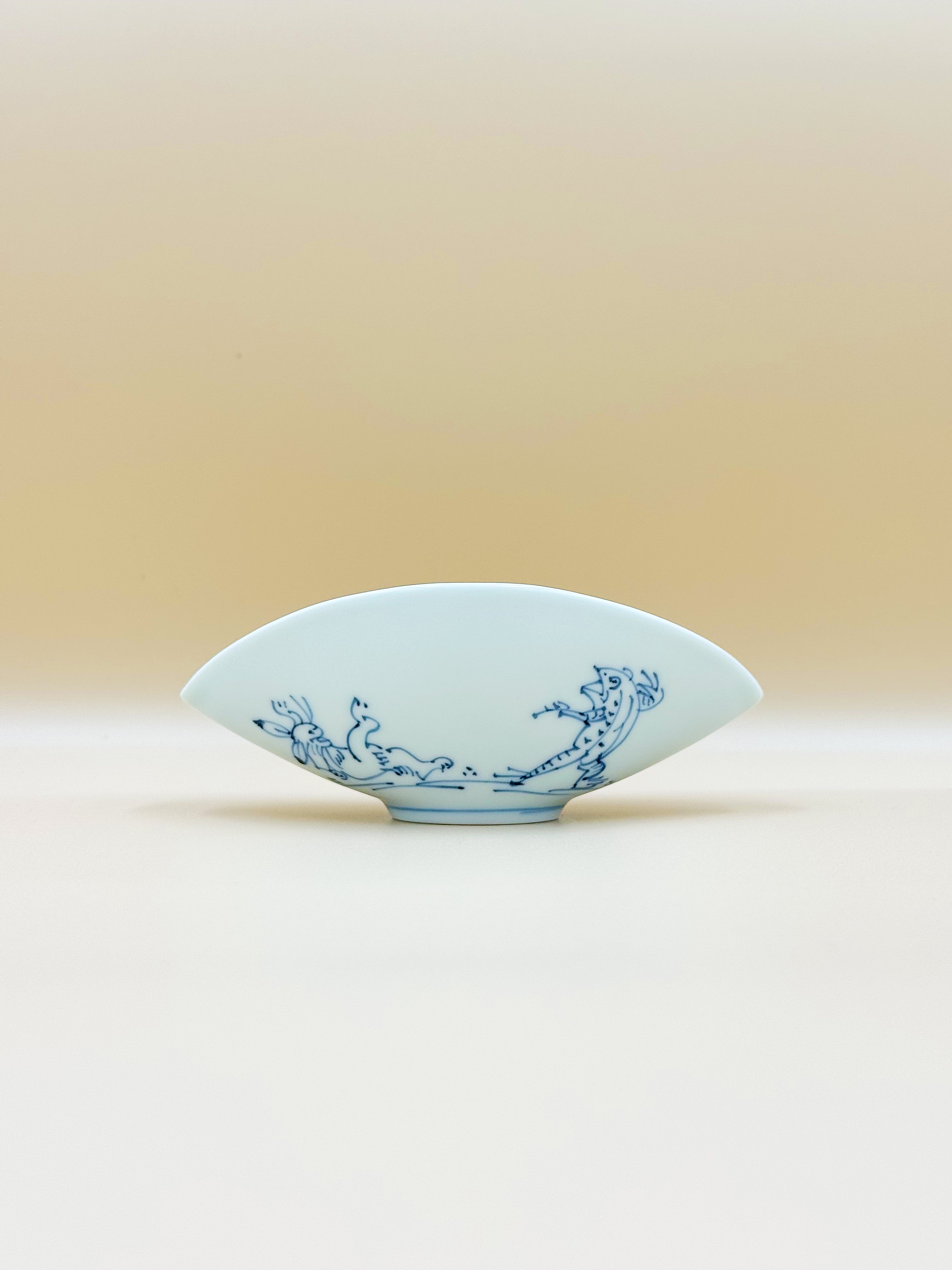 Koenji Sugagasa Porcelain Appetizer Plate