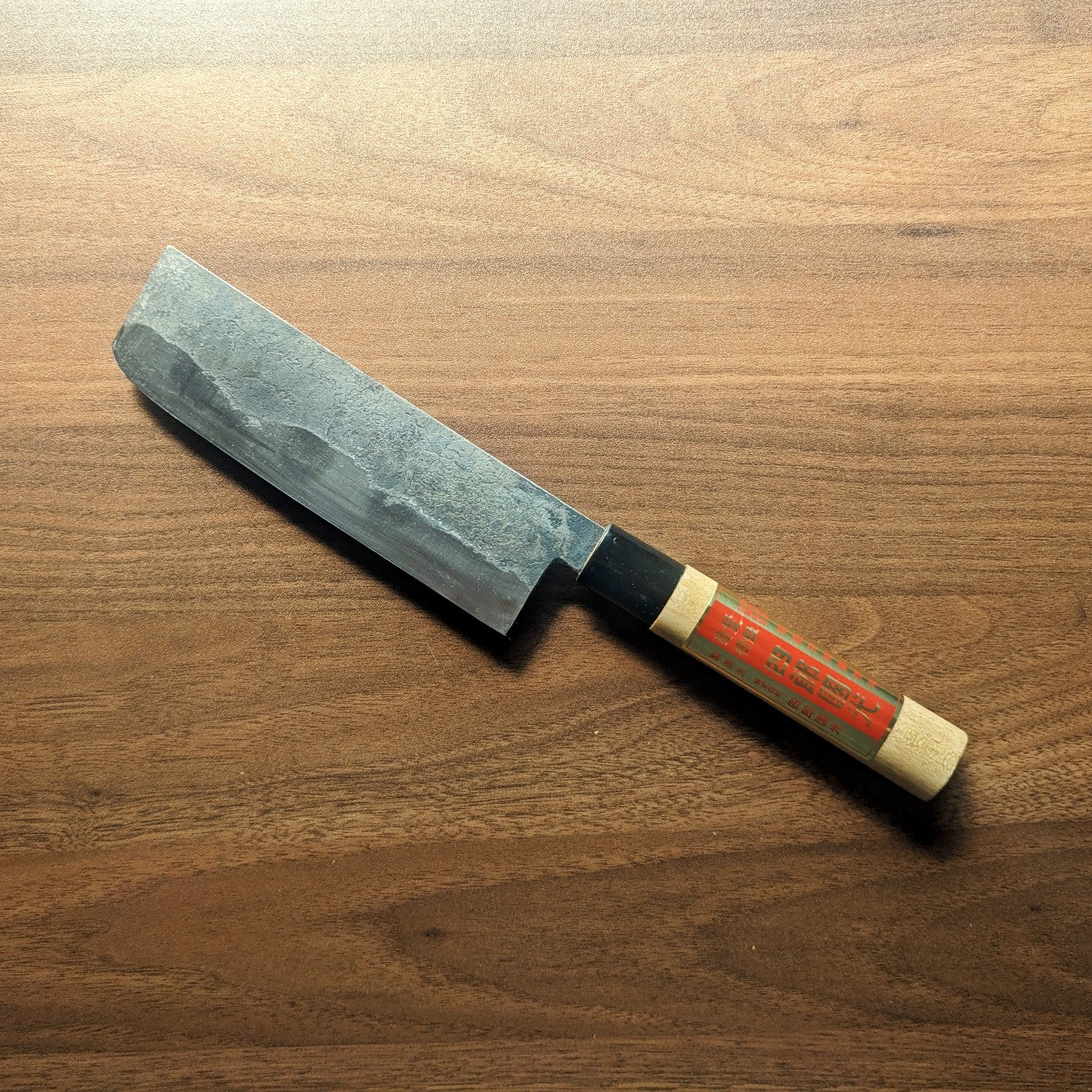 Single-Bevel Kurouchi Nakiri Knife 16cm
