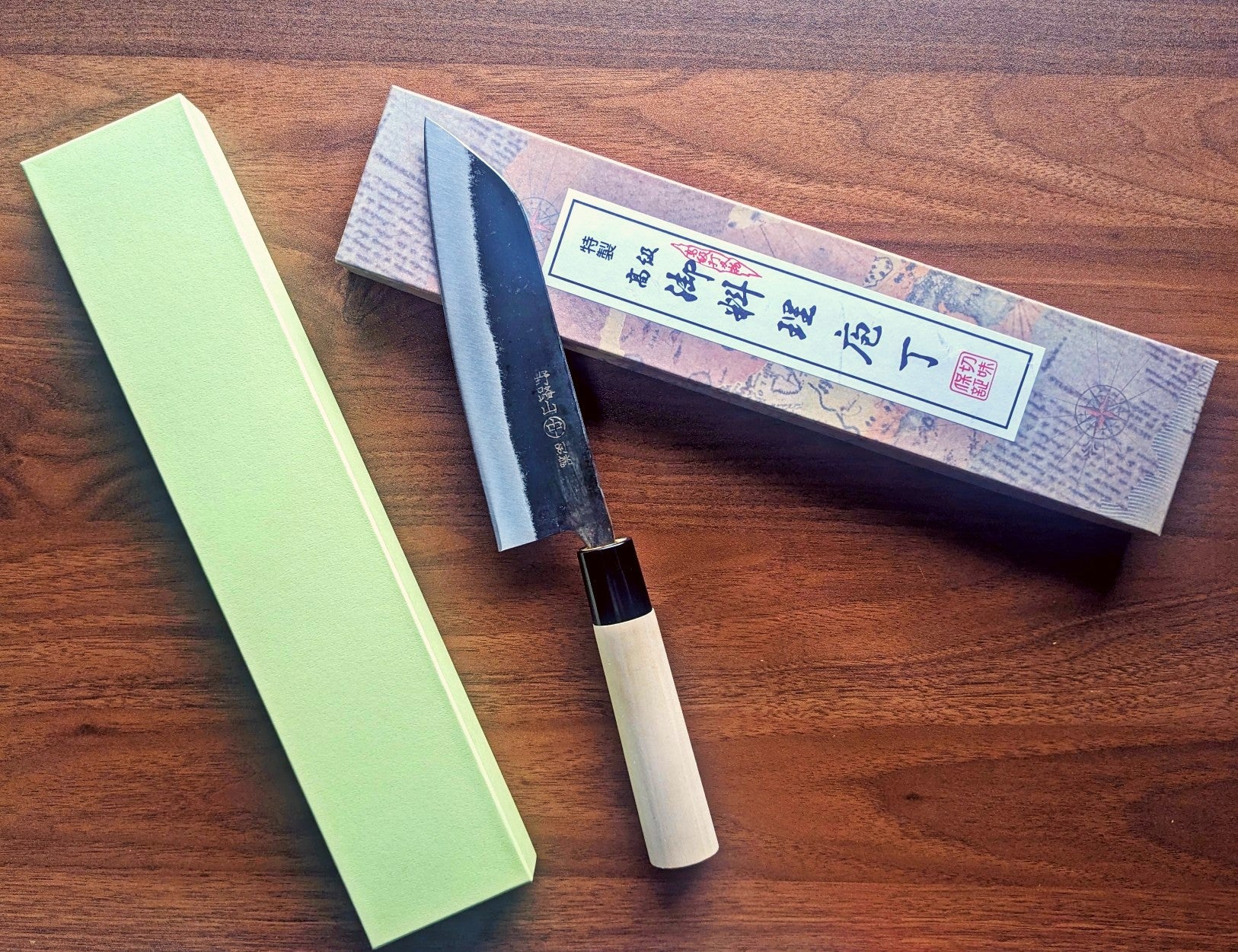 Kurouchi Santoku Knife 165mm