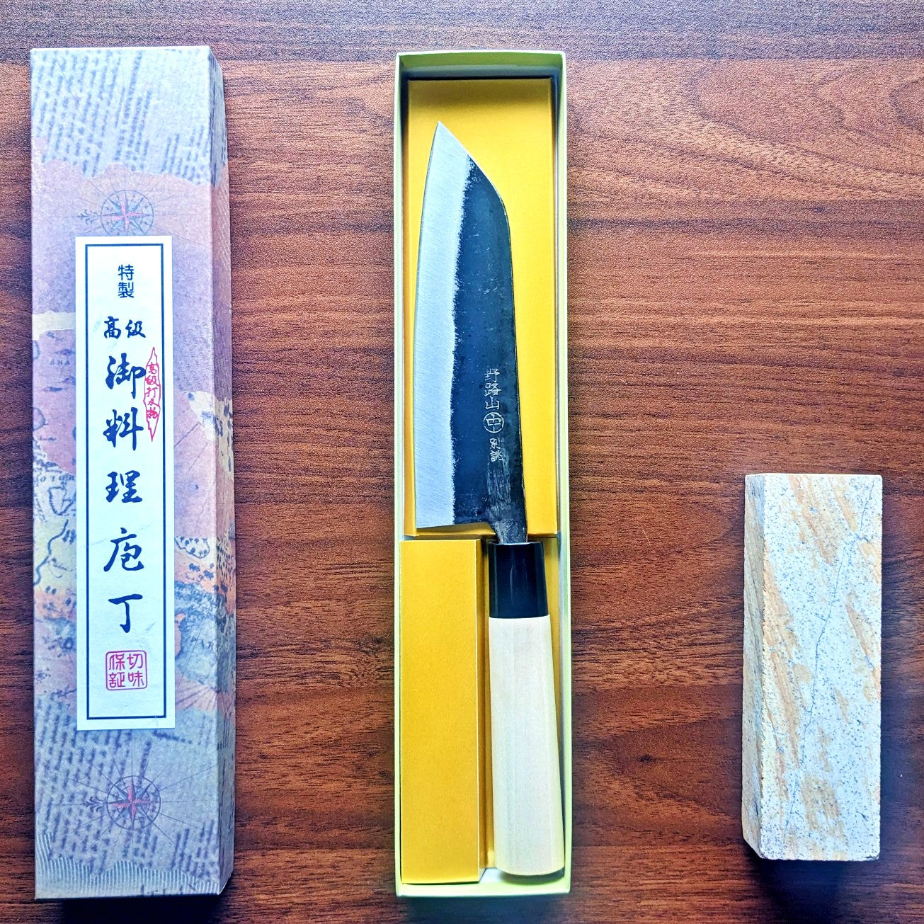 Kurouchi Santoku Knife 165mm