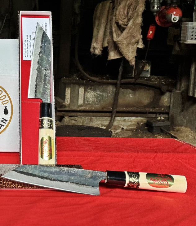 Shigemitsu Hamono Kurouchi Santoku 160mm