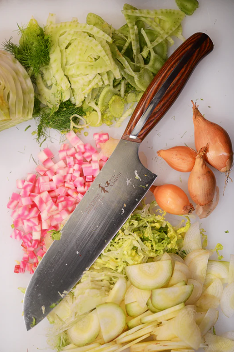 NAGOMI Santoku Knife 180mm