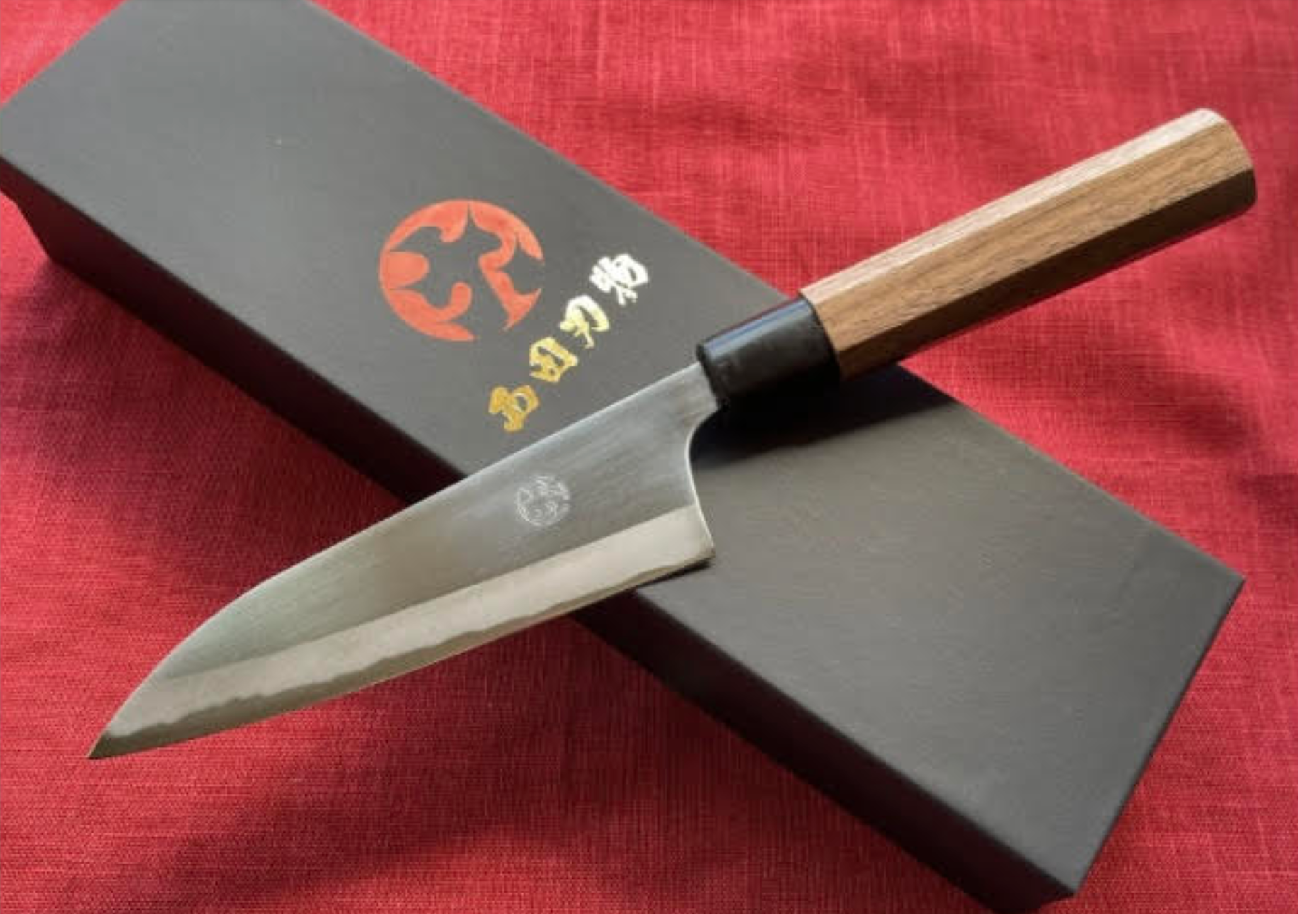 Polished Koharu 130mm Santoku Knife
