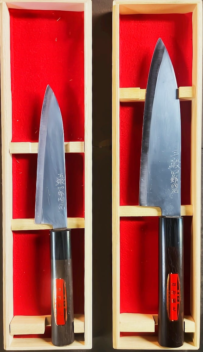 Tamahagane Yanagiba Knife & Sharpening Stone Japanese Food Craftsman Shop