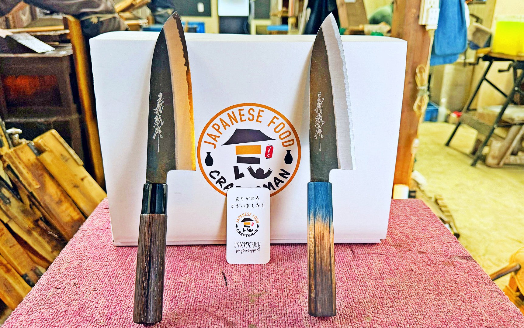 Kurouchi Santoku Knife 180mm