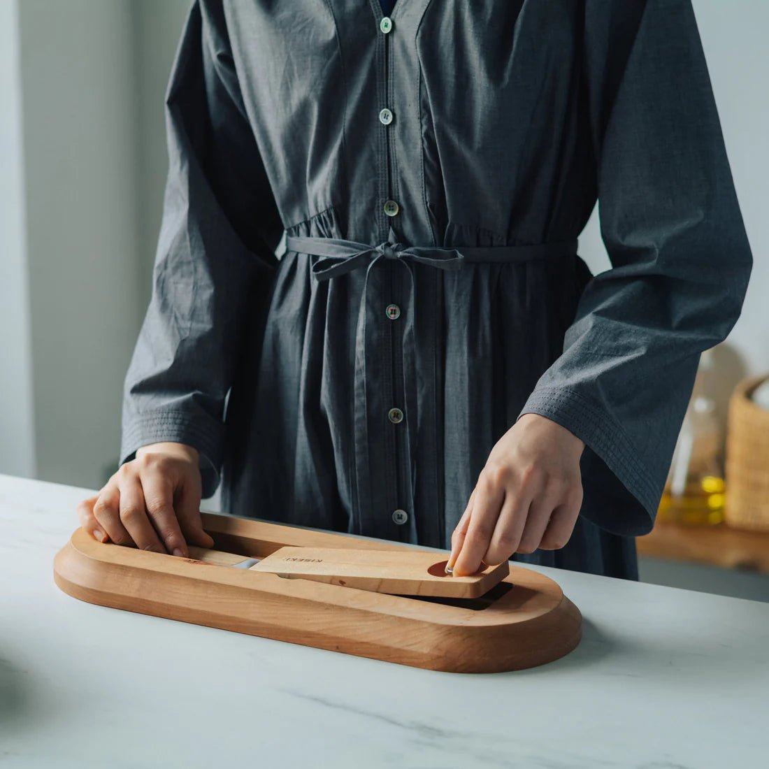 KISEKI Cutting Board 2 - in - 1 - Japanese Food Craftsman Shop