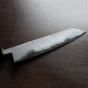 Kajihara Hamono Polished Finish Damascus Blue Steel No. 2 Kiritsuke 210mm - Japanese Food Craftsman Shop