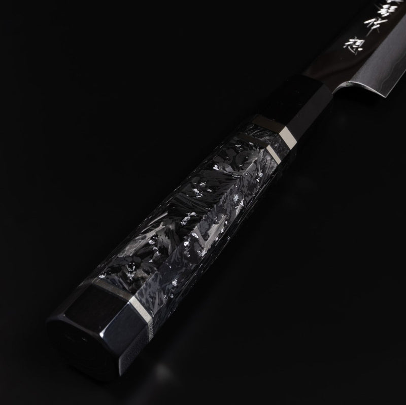 Tadokoro Hamono OMOI Ginsan Kiritsuke Santoku 180mm Mirror Finish - Japanese Food Craftsman Shop