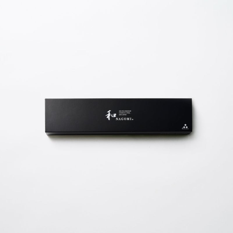 Black box for NAGOMI Bread Knife 205mm on white background