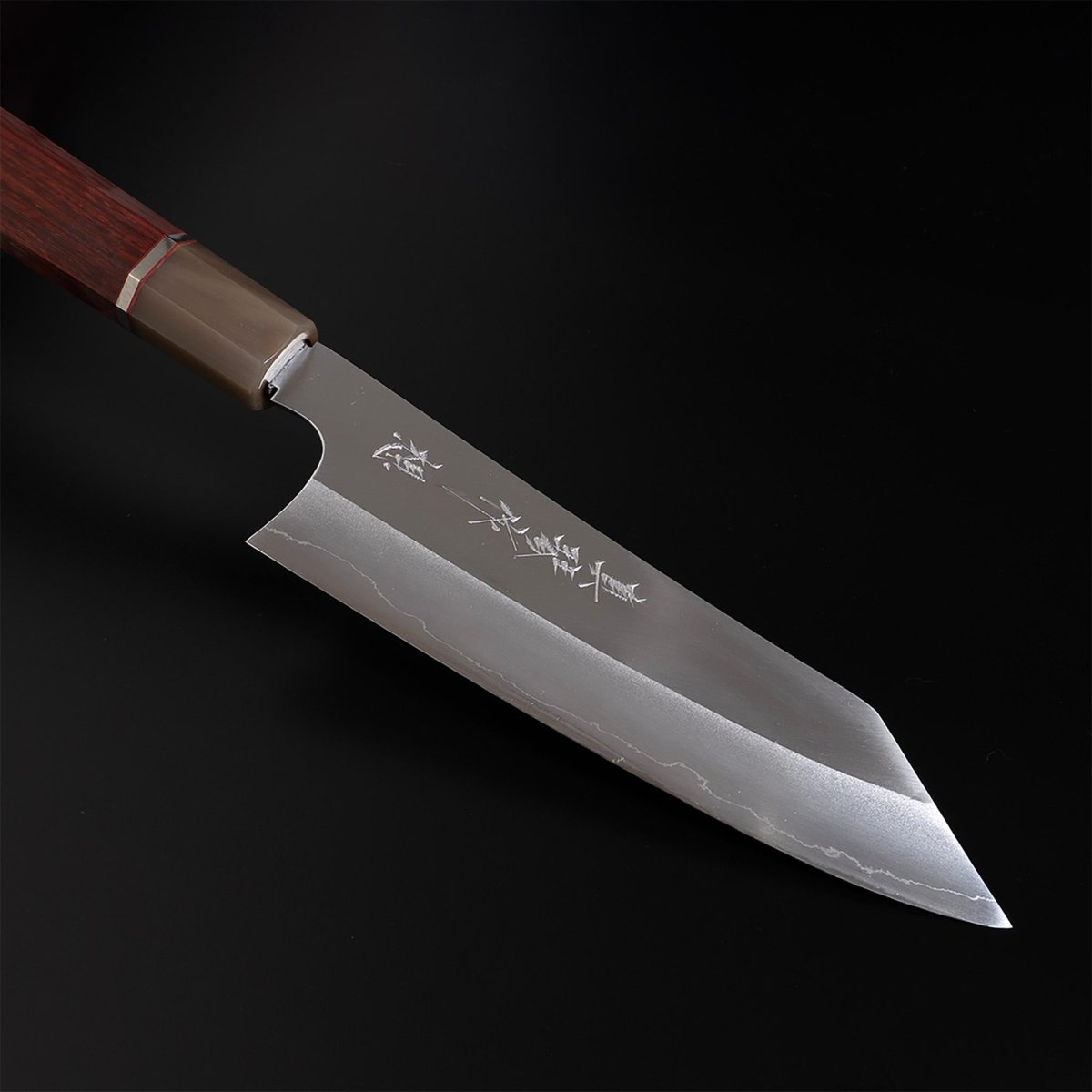 Tadokoro Hamono OMOI Ginsan Kiritsuke Santoku 180mm Kasumi Finish - Japanese Food Craftsman Shop