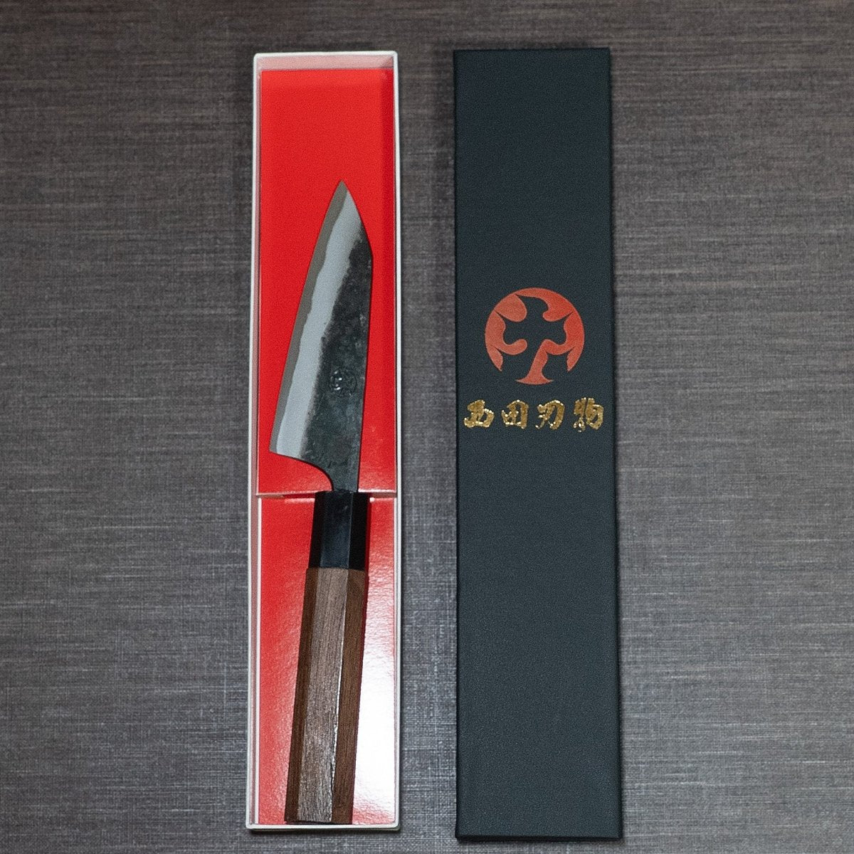 Nishida Hamono Kurouchi Petty Knife 100mm - Japanese Food Craftsman Shop