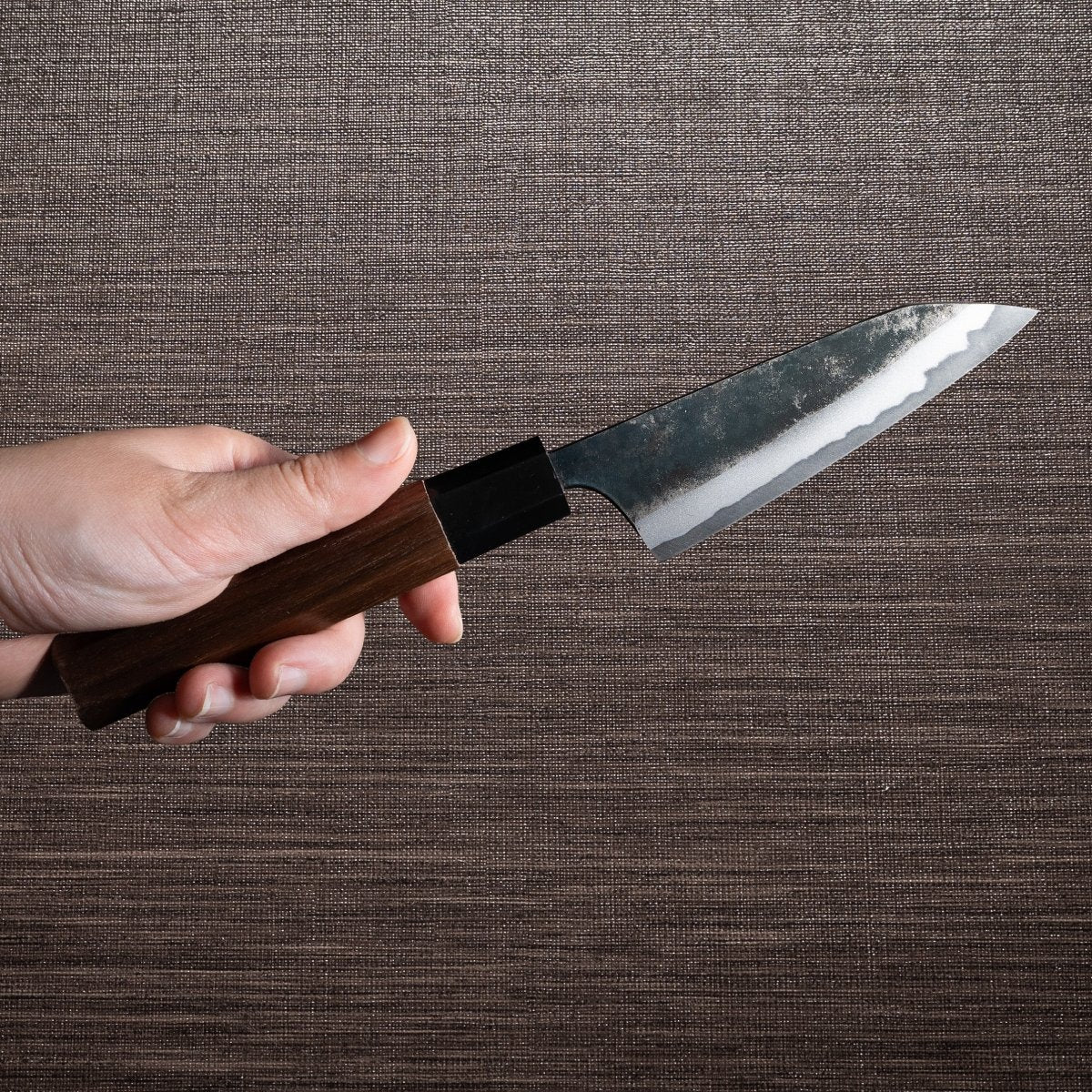 Nishida Hamono Kurouchi Petty Knife 100mm - Japanese Food Craftsman Shop