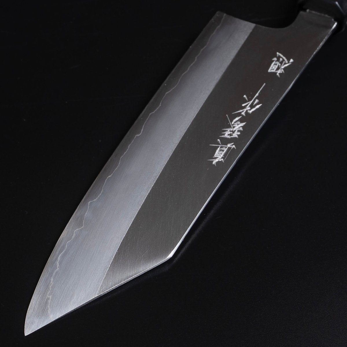 Tadokoro Hamono OMOI Ginsan Kiritsuke Santoku 180mm Kasumi Finish - Japanese Food Craftsman Shop