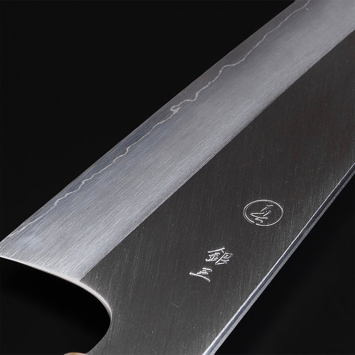 Tadokoro Hamono OMOI Ginsan Kiritsuke Santoku 180mm Kasumi Finish - Japanese Food Craftsman Shop