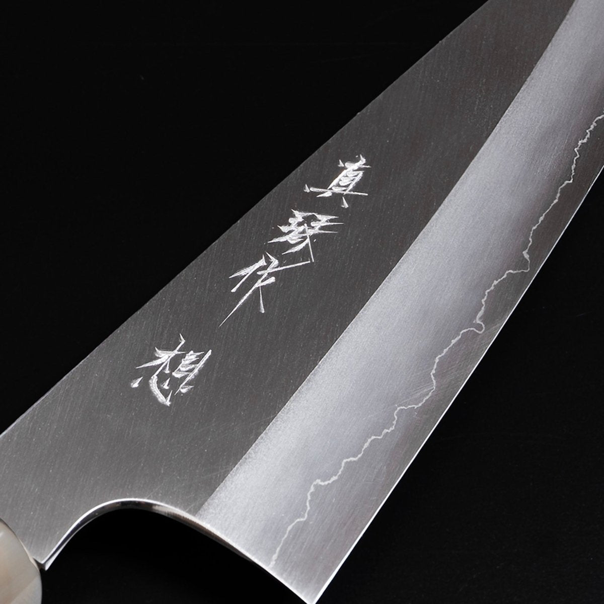 Tadokoro Hamono OMOI Ginsan Kiritsuke Santoku 180mm Kasumi Finish - Japanese Food Craftsman Shop