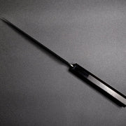 VG XEOS Petty Knife 16cm by Nigara Hamono showing blade thickness