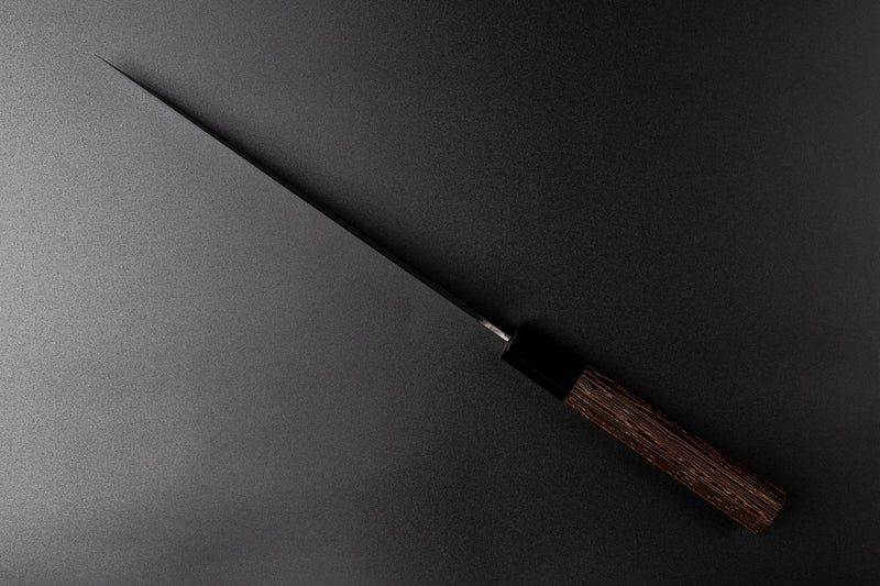 Above perspective of the blade thicnkess of Sakai TAKAYUKI Gyuto 210mm by Aoki Hamono