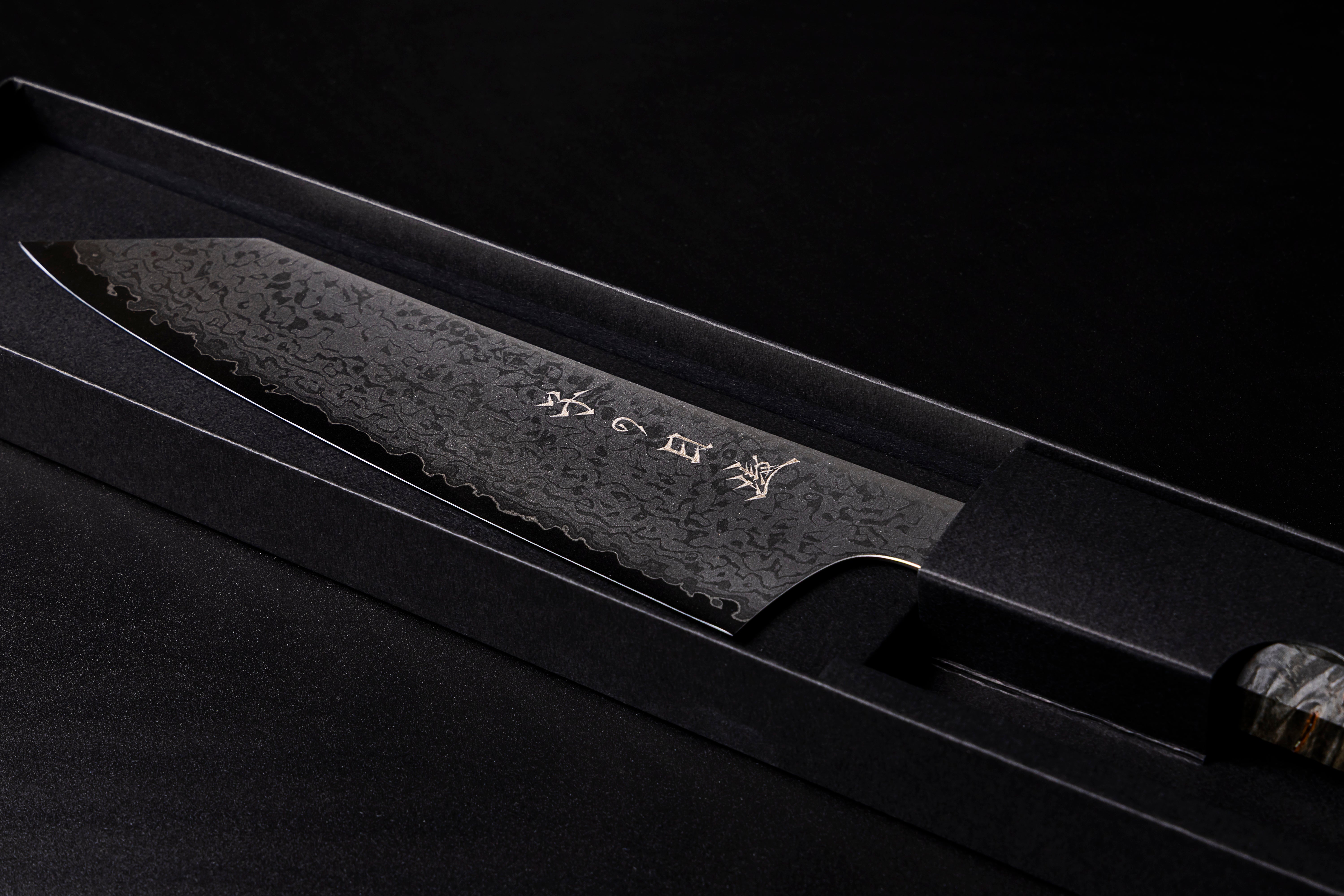 Omoi Kiritsuke Santoku 180mm (With Knife Sharpener)