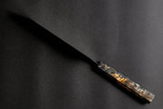 Omoi Gyuto stainless steel Kitchen Knife 180mm crafted by Nenohi Cutlery showing back thickness