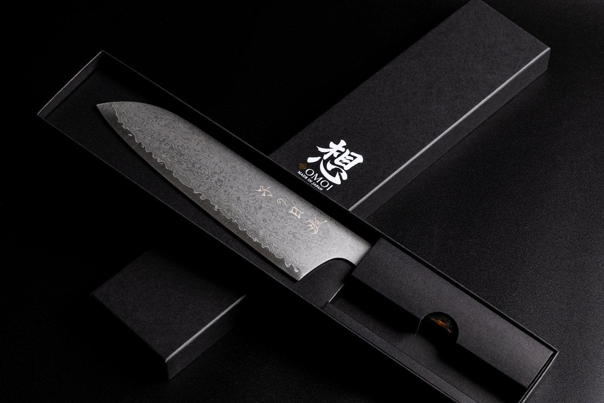 Omoi Santoku 180mm (With Knife Sharpener)