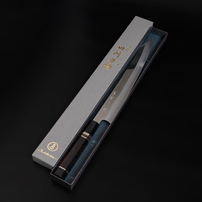 Tadokoro Hamono OMOI Ginsan Yanagiba Kiritsuke Mirror Finish - Japanese Food Craftsman Shop