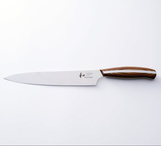 NAGOMI Slicing Knife 217mm crafted by Mitsuboshi Cutlery on white background