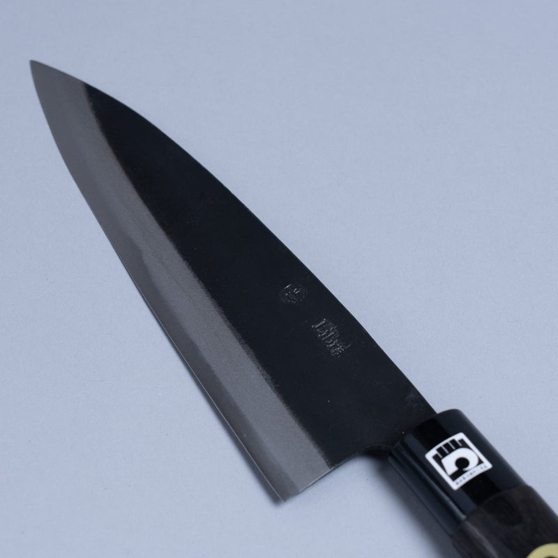 Kabayama Blacksmith Kurouchi Aogami All‑Purpose Funayuki Knife 165mm