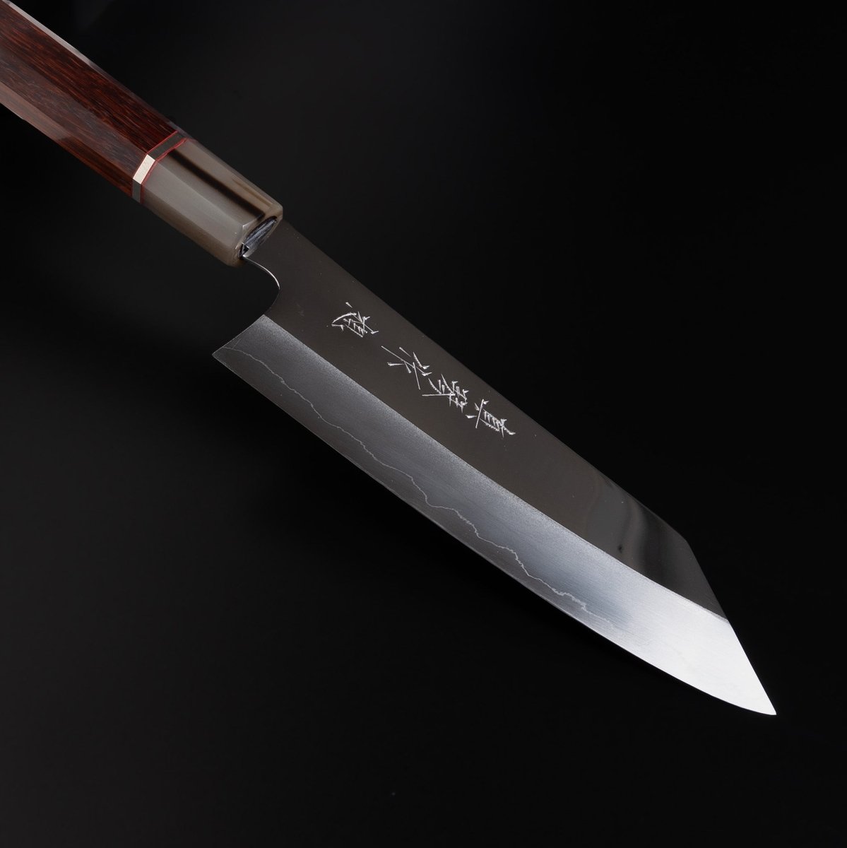 Tadokoro Hamono OMOI Ginsan Kiritsuke Santoku 180mm Mirror Finish - Japanese Food Craftsman Shop