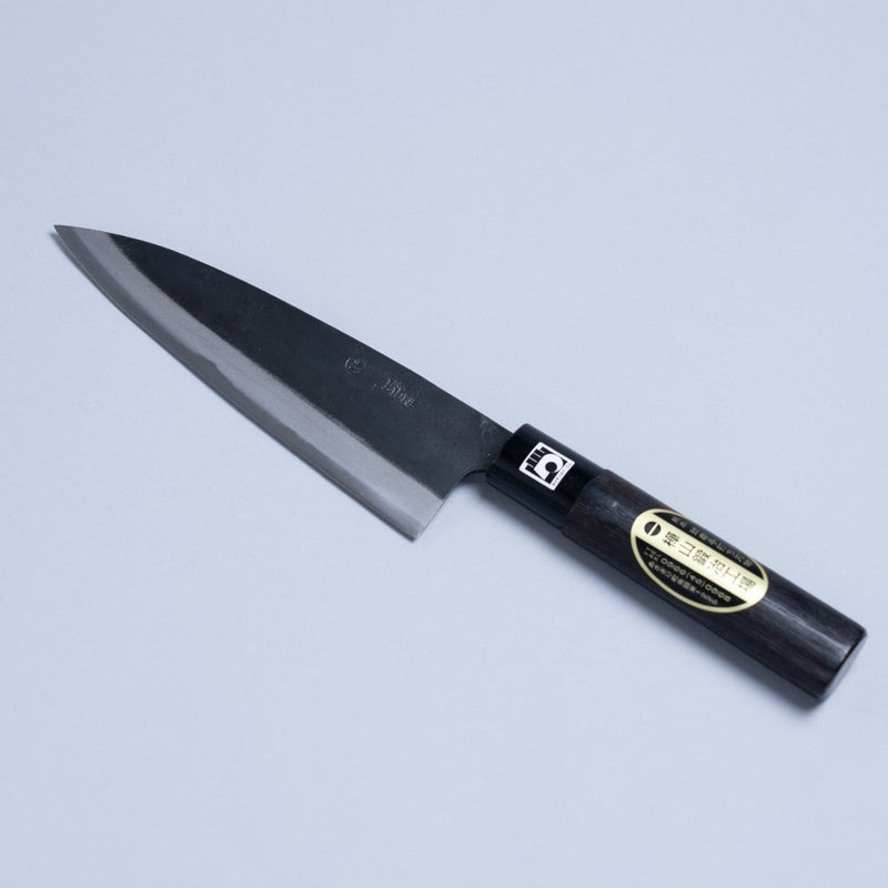 Kabayama Blacksmith Kurouchi Aogami All‑Purpose Funayuki Knife 165mm