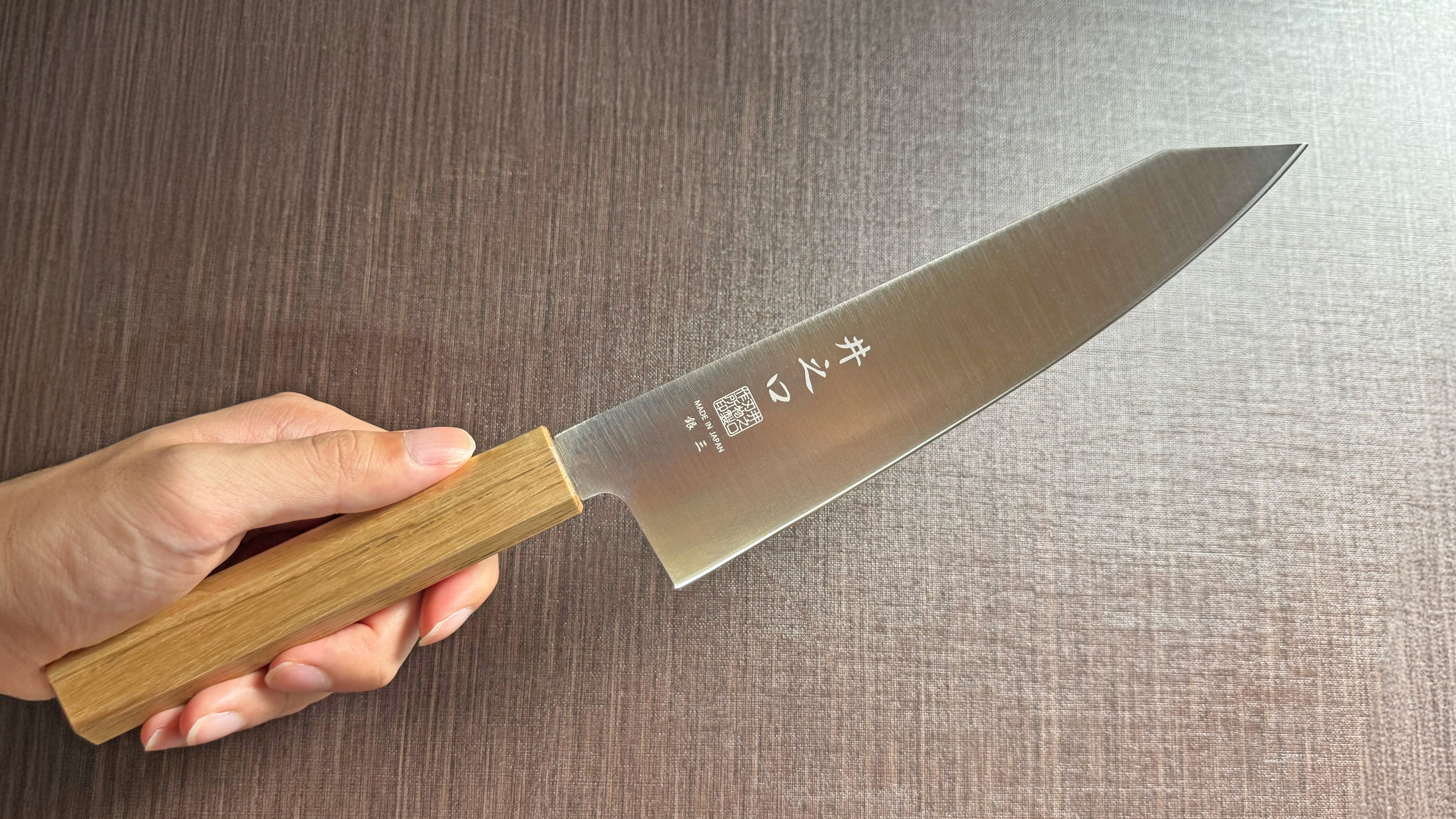 Inoguchi Hamono Japanese Kiritsuke Santoku Knife 21cm