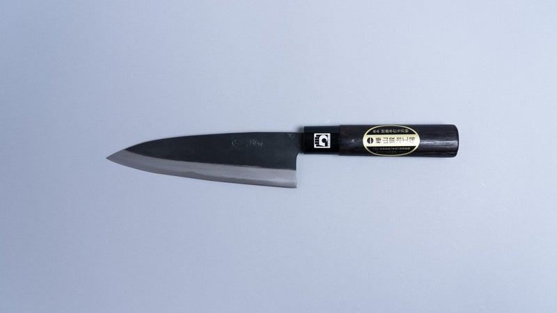Kabayama Blacksmith Kurouchi Aogami All‑Purpose Funayuki Knife 165mm
