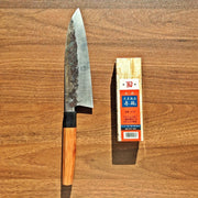 Classic Santoku Kitchen Knife 200mm by Asano Blacksmith with the included free Amakusa Red Sharpening Stone