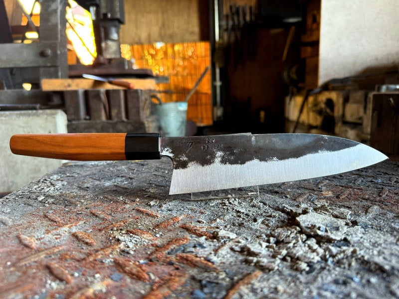 Classic Santoku Kitchen Knife 200mm by Asano Blacksmith
