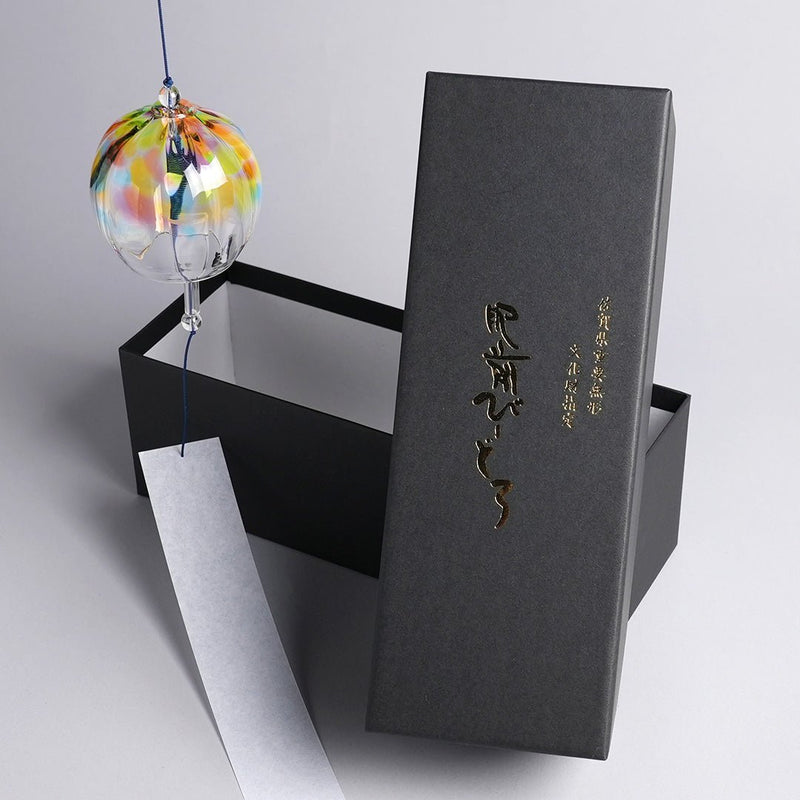Soejima Glassware Handcrafted Rainbow Wind Chime
