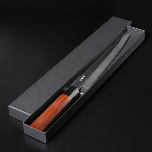 Shirou Kunimitsu White Steel Kasumi Sashimi Knife 230mm n its open box