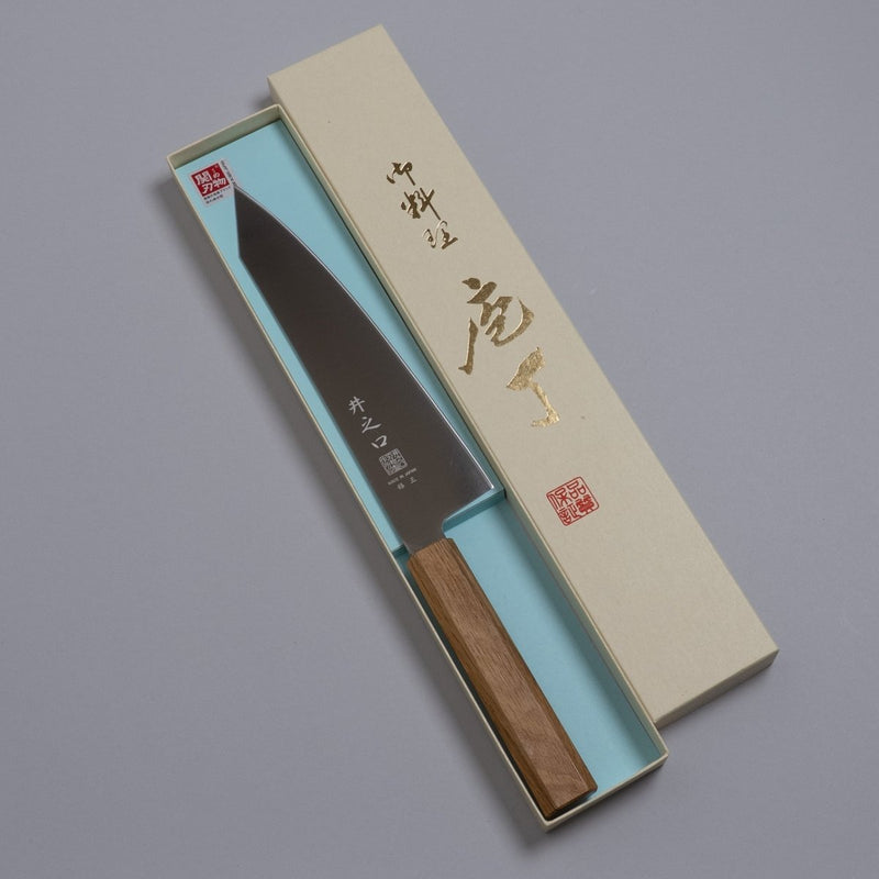 Inoguchi Hamono Japanese Kiritsuke Santoku Knife 210mm (Japanese Oak) in its open box