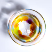 Above view of Soejima Glassware Handcrafted Beer Rainbow Glass