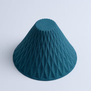 Aerial view of COFIL Flow Ceramic Coffee Filter in blue turned upside down