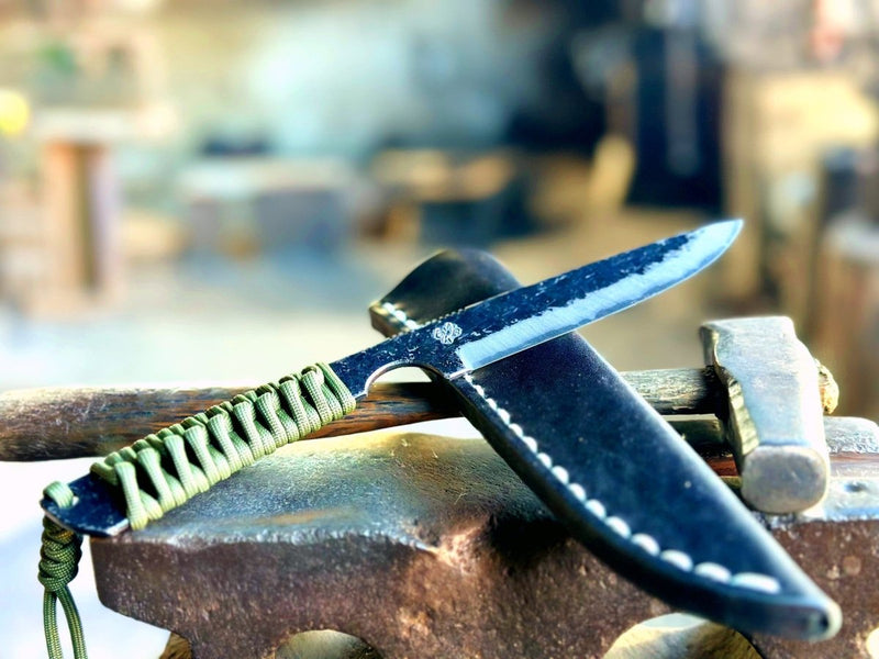Minomo Blacksmith Ignite Knife 110mm with sheath