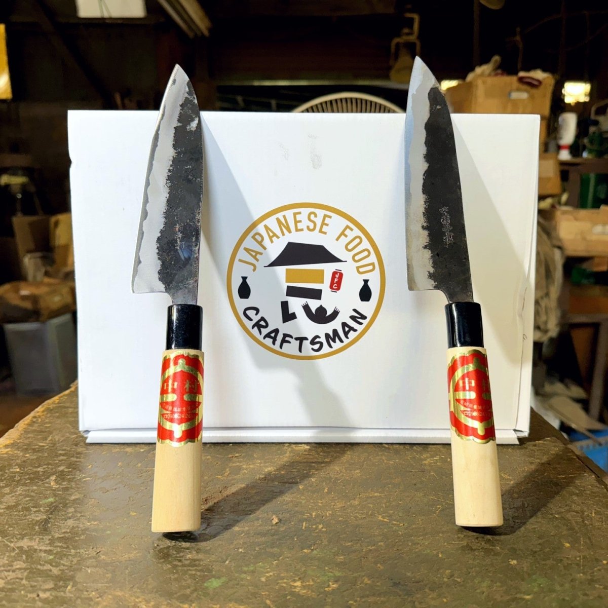 Nakamura Blacksmith Kurouchi Santoku 180mm