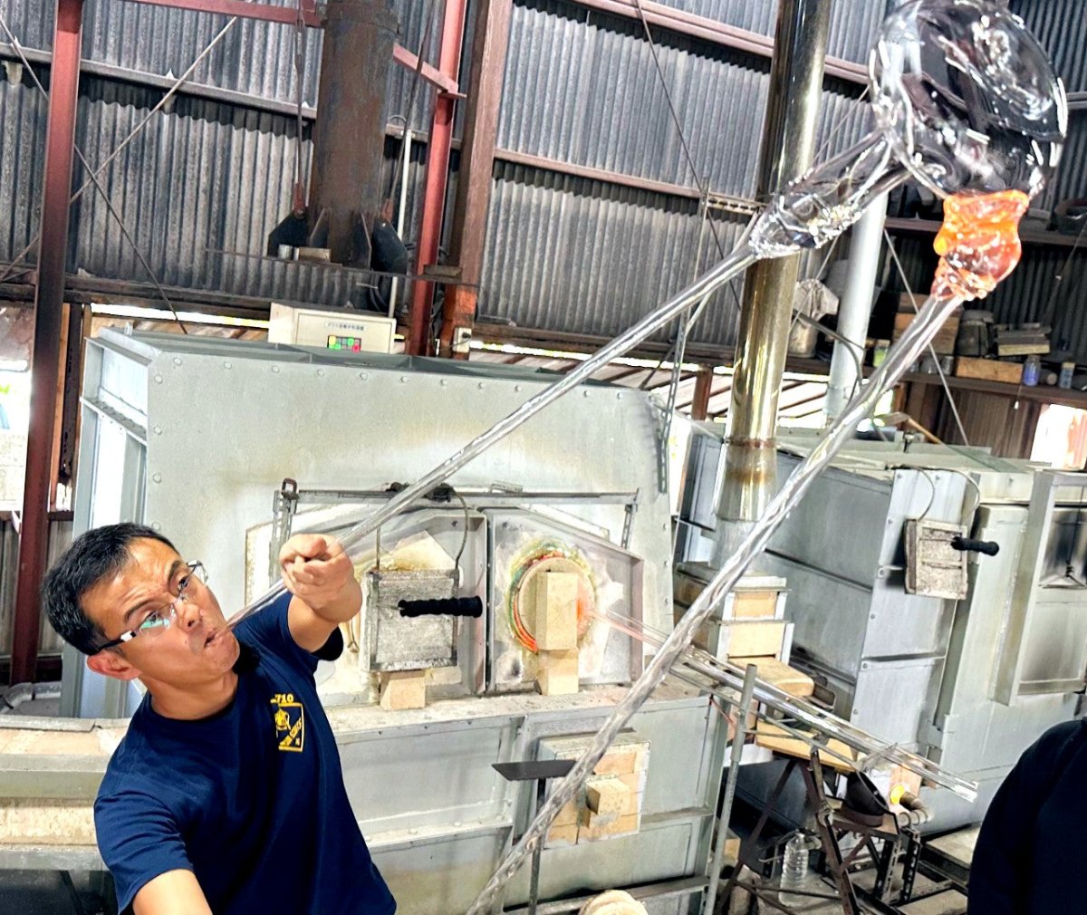 Handcrafted Rainbow Water Glass - Japanese Food Craftsman Shop