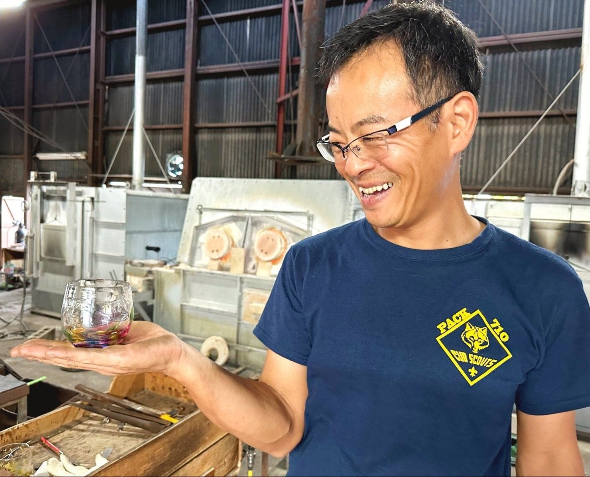 Handcrafted Rainbow Wind Chime - Japanese Food Craftsman Shop