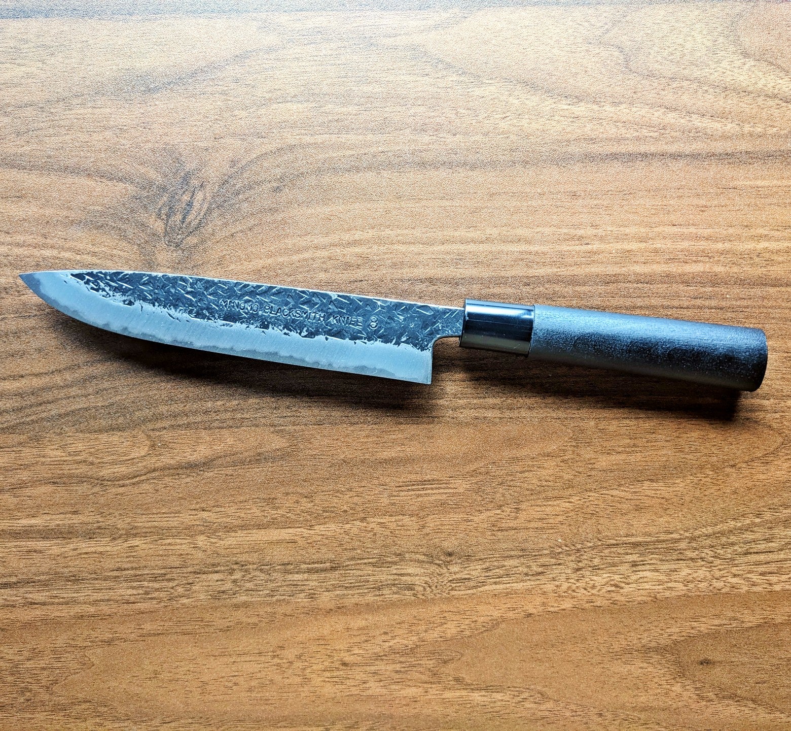 Minomo Blacksmith 3-Knife Set: Santoku, No.8 & Father Knives