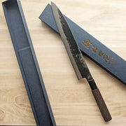 Sashimi Knife 240mm by Nakamura Hamono with black open box