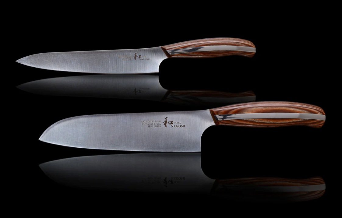 NAGOMI 2-Piece Set (Santoku Knife and Petty Knife)