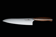 NAGOMI Gyuto Knife 205mm crafted by Mitsuboshi Cutlery on black background